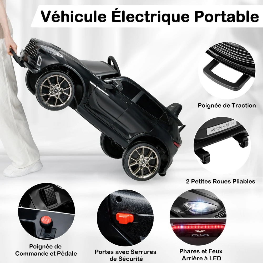 Elektrinis vaikų automobilis juodas