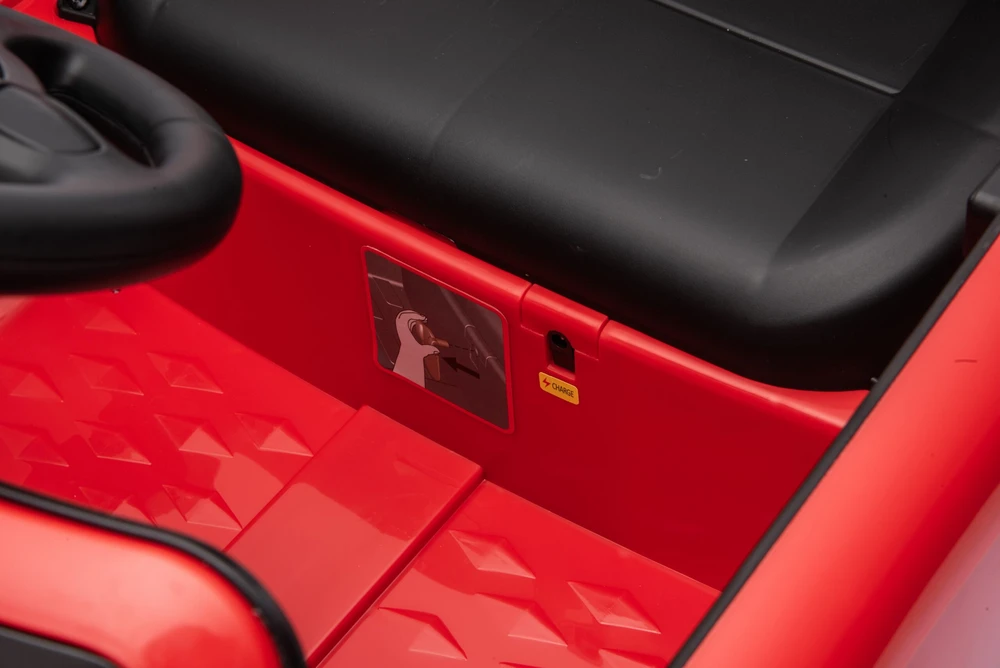 Elektromobilis HATIS Porsche Carrera GT, raudonas, 111 × 59 × 45 cm