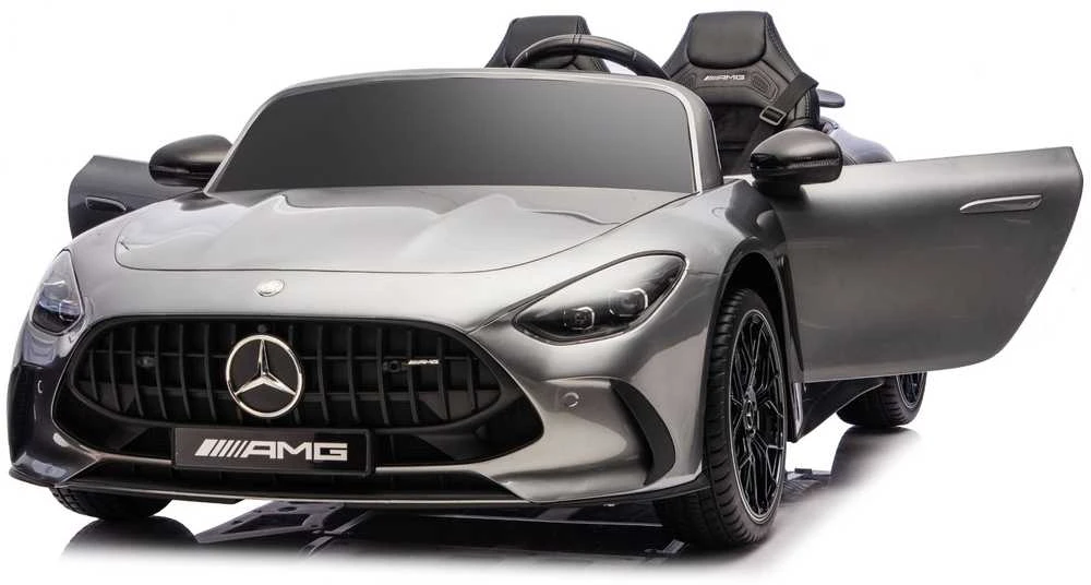 Lean Cars Elektromobilis Mercedes GT63 AMG 24V pilkas