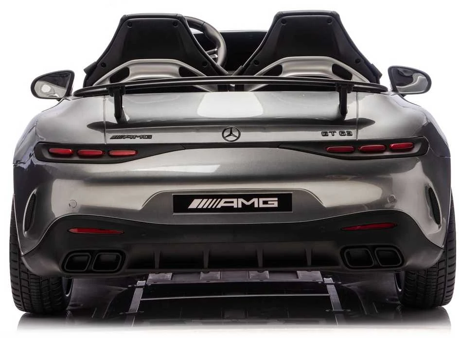 Lean Cars Elektromobilis Mercedes GT63 AMG 24V pilkas
