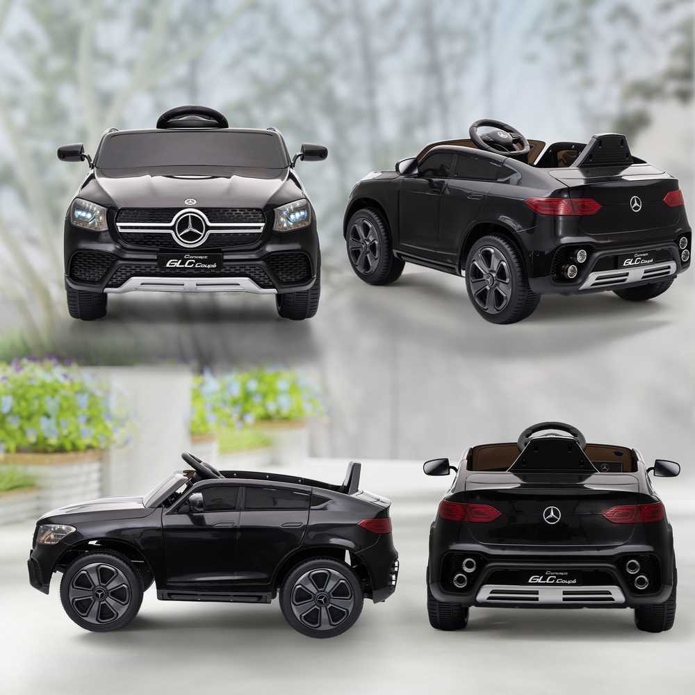 Elektromobilis Mercedes‑Benz GLC Coupe juodas