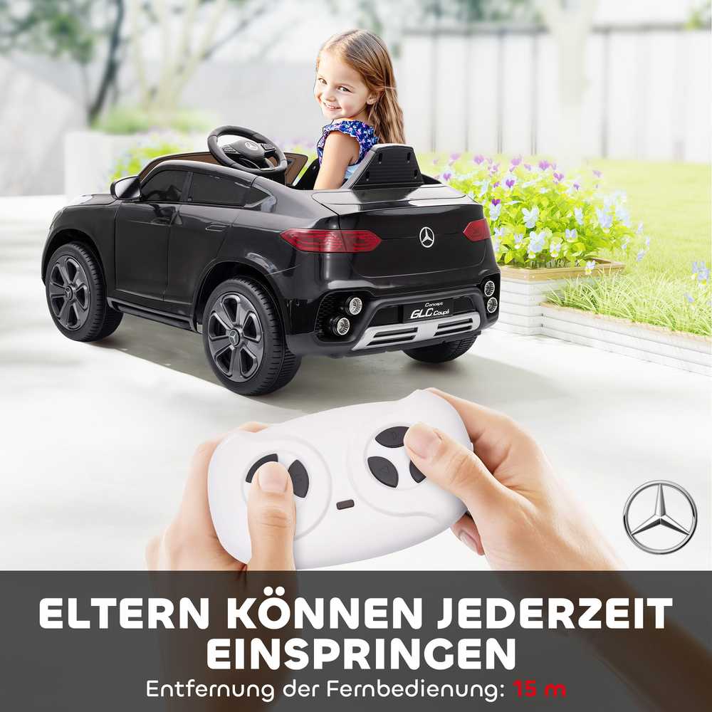 Elektromobilis Mercedes‑Benz GLC Coupe juodas