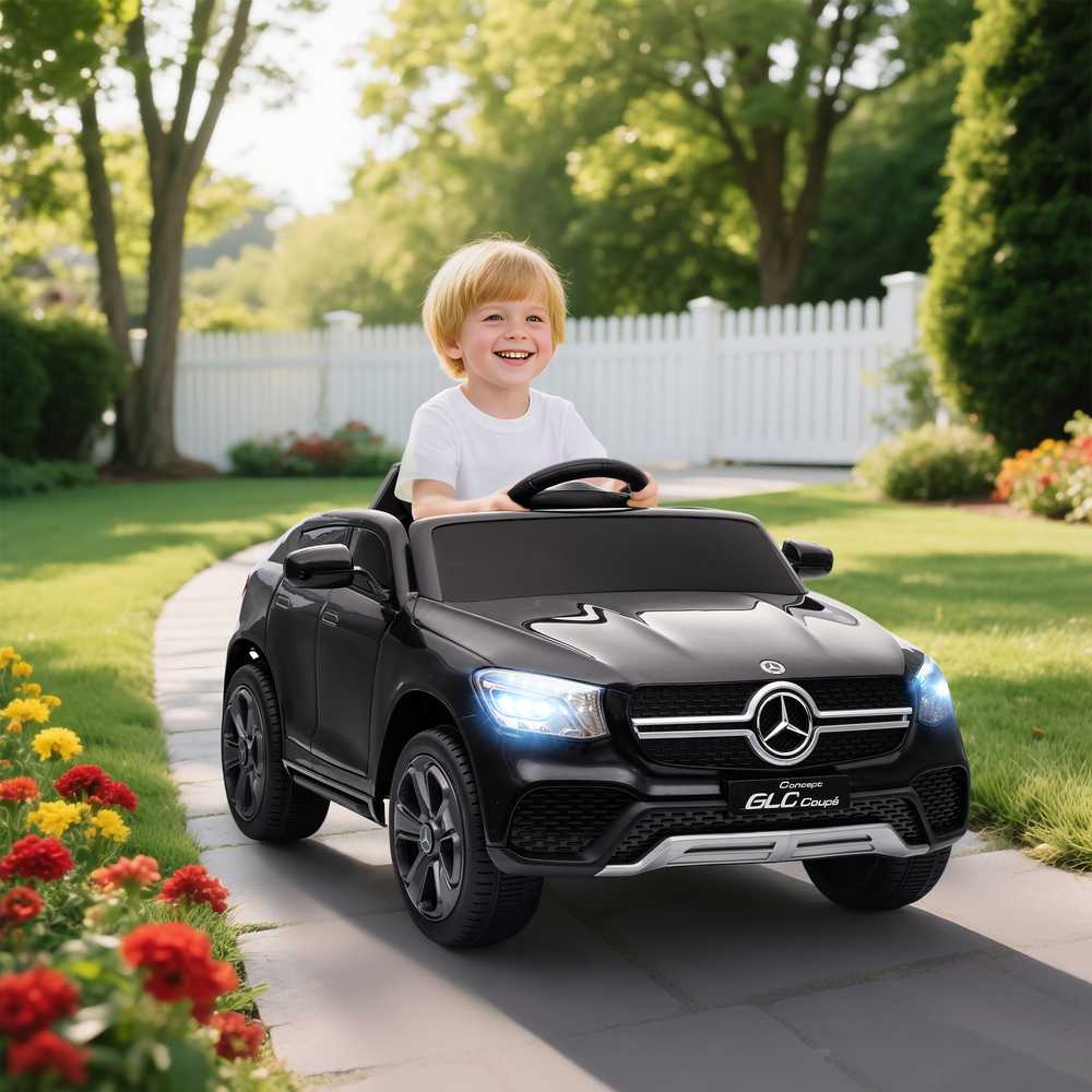 Elektromobilis Mercedes‑Benz GLC Coupe juodas