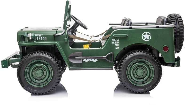 Lean Cars Elektromobilis vaikams Jeep JH101, žalias