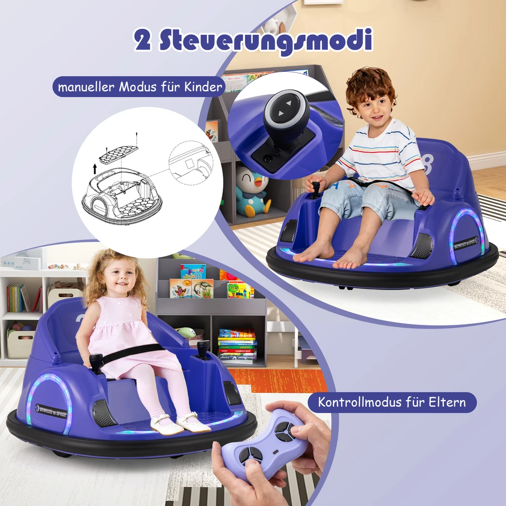 Elektromobilis violetinis