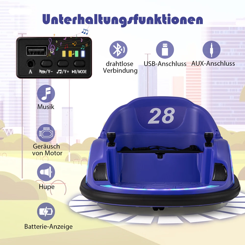 Elektromobilis violetinis