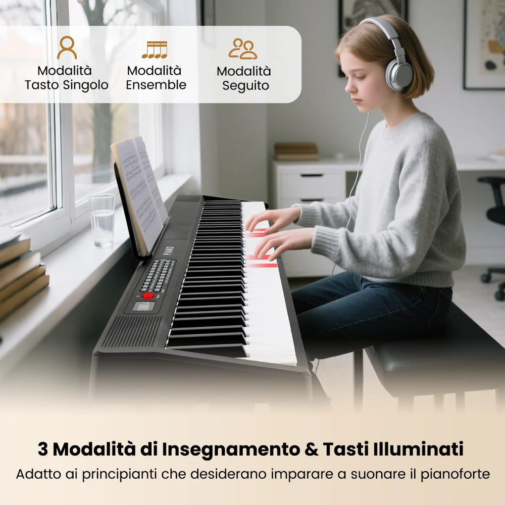 Elektroninė klaviatūra 88 klavišų