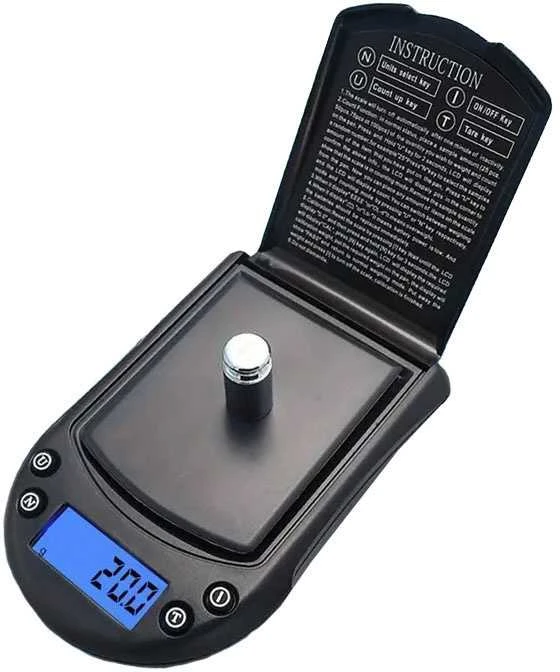 Virtuvinės svarstyklės Elektroninės juvelyrinės svarstyklės 500g/0,1g
