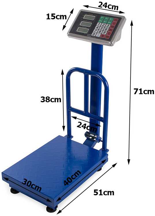 Virtuvinės svarstyklės Elektroninės sandėlio svarstyklės su atlošu, 100 kg, LCD ekranas