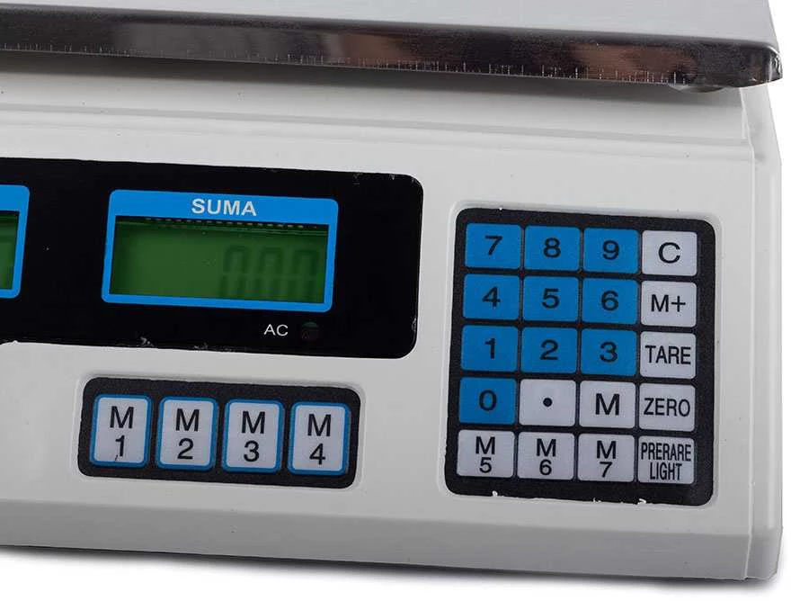 Virtuvinės svarstyklės Verk Elektroninės svarstyklės su skaičiuotuvu 40kg/5g