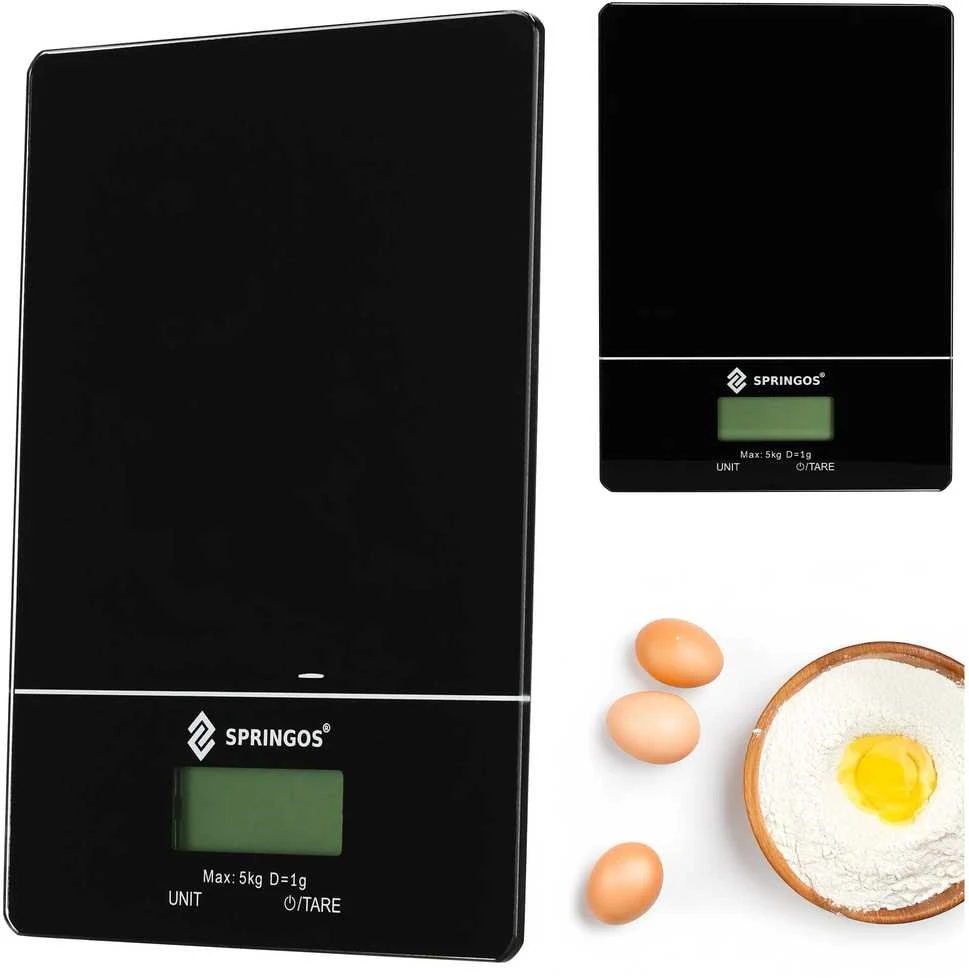 Elektroninės virtuvinės svarstyklės Springos HA7569 5kg