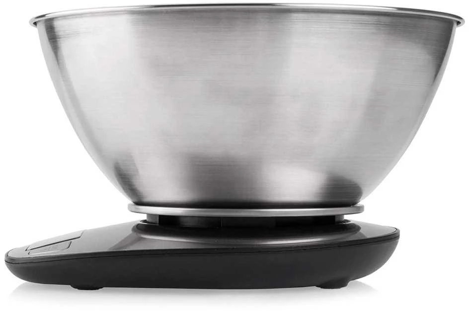Elektroninės virtuvinės svarstyklės su metaline dubeniu 5kg/1 g