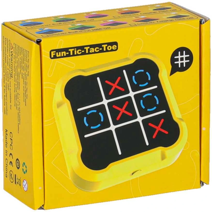 Dėlionė Elektroninis galvosūkių žaidimas kryžiukai nuliukai „Tic Tac Toe“