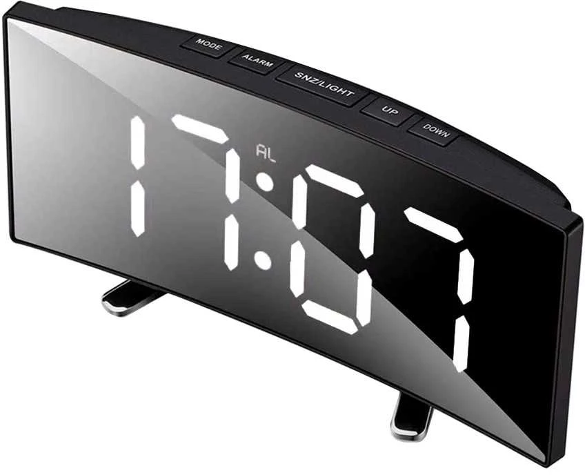 Elektroninis laikrodis su LED ekranu ir termometru DT-6507
