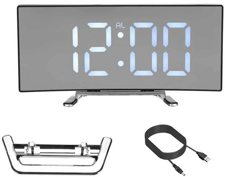 Elektroninis laikrodis su LED ekranu ir termometru DT-6507