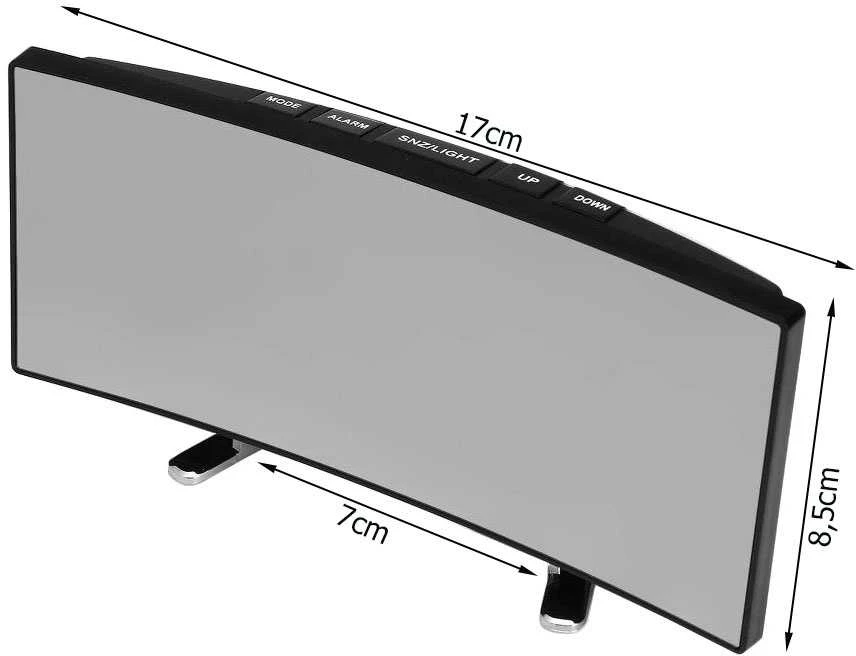 Elektroninis laikrodis su LED ekranu ir termometru DT-6507