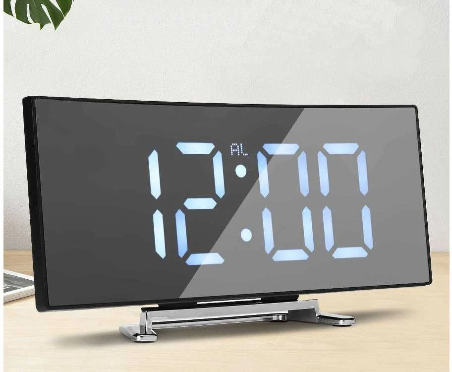 Elektroninis laikrodis su LED ekranu ir termometru DT-6507
