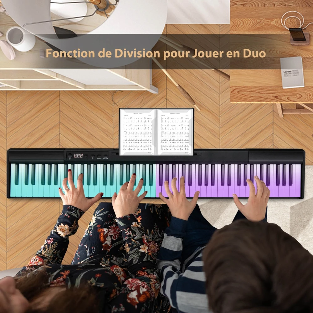 Elektroninis pianinas 126 cm