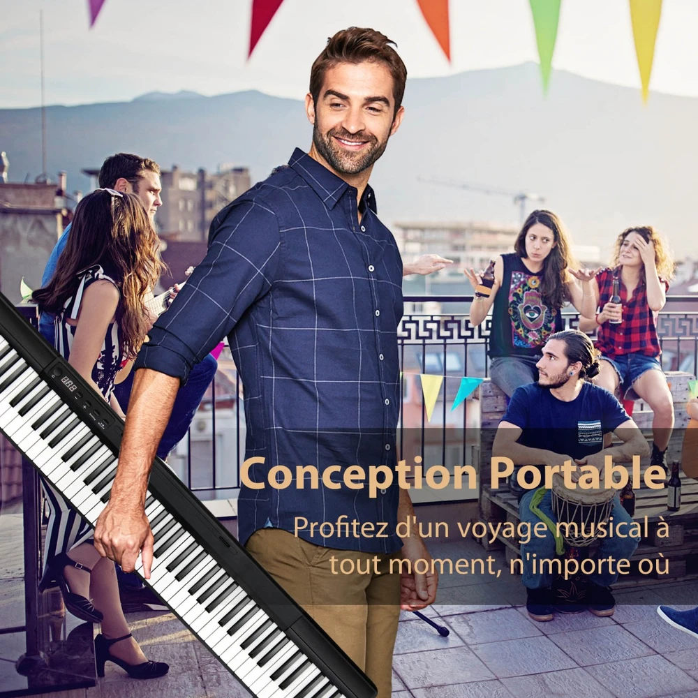 Elektroninis pianinas 126 cm