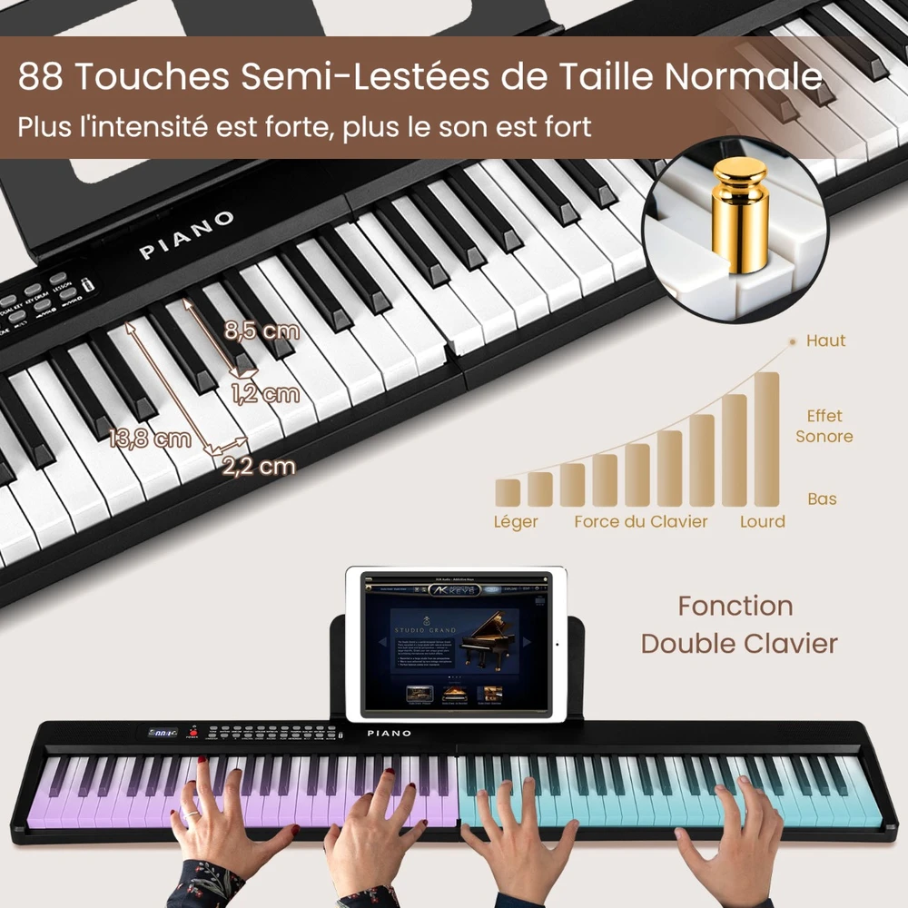 Elektroninis pianinas 88 klavišų