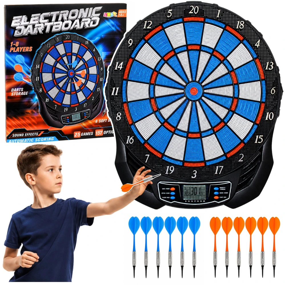 Lean Toys Elektroninis smiginio taikinys 47 x 41 cm
