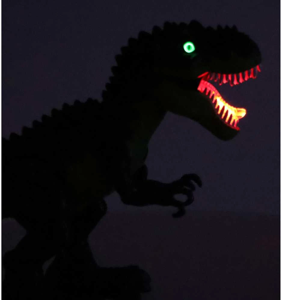 Ikonka T-REX elektroniniai dinozauro pasivaikščiojimai riaumoja žaliai