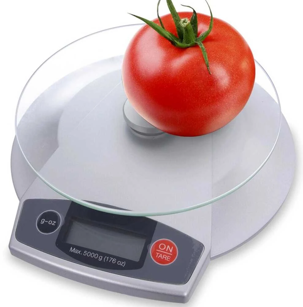 Orion Virtuvinės svarstyklės Stiklinės 5kg LCD