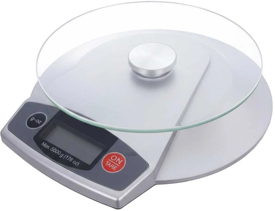 Orion Virtuvinės svarstyklės Stiklinės 5kg LCD