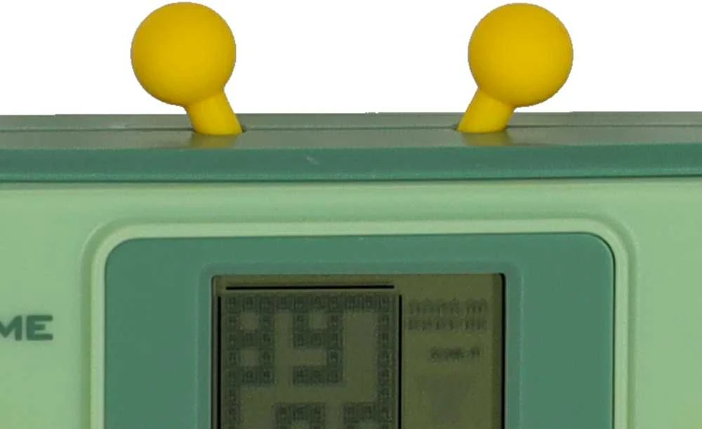 Elektroninių arkadinių žaidimų nešiojamoji konsolė žalia
