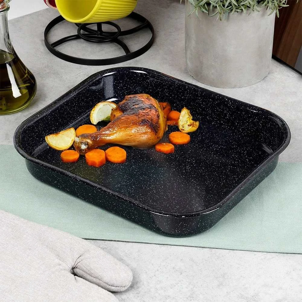 Bestway Kepimo indas emaliuota stačiakampio formos 29,5x25,5x4,5 cm