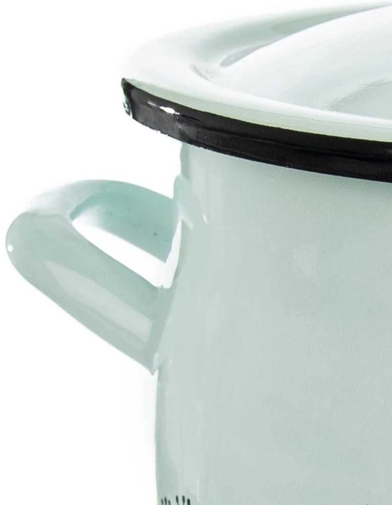 Orion Puodas emaliuotas su dangčiu mėlyna LOUKA 16 cm, 2,3 l