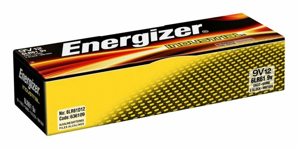 Alkalinės Baterijos - Energizer 9V 12 Vnt.