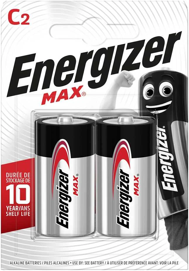 Energizer Max C tipo baterijos pakuotė