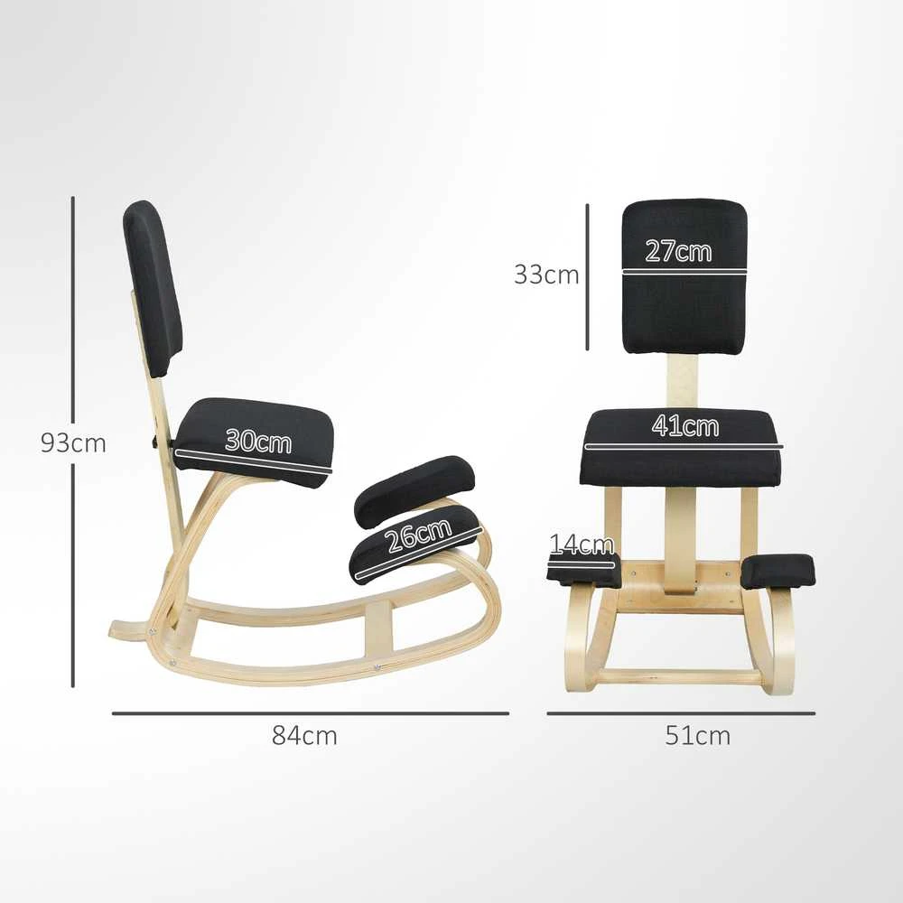 Ergonominė kėdė Juoda