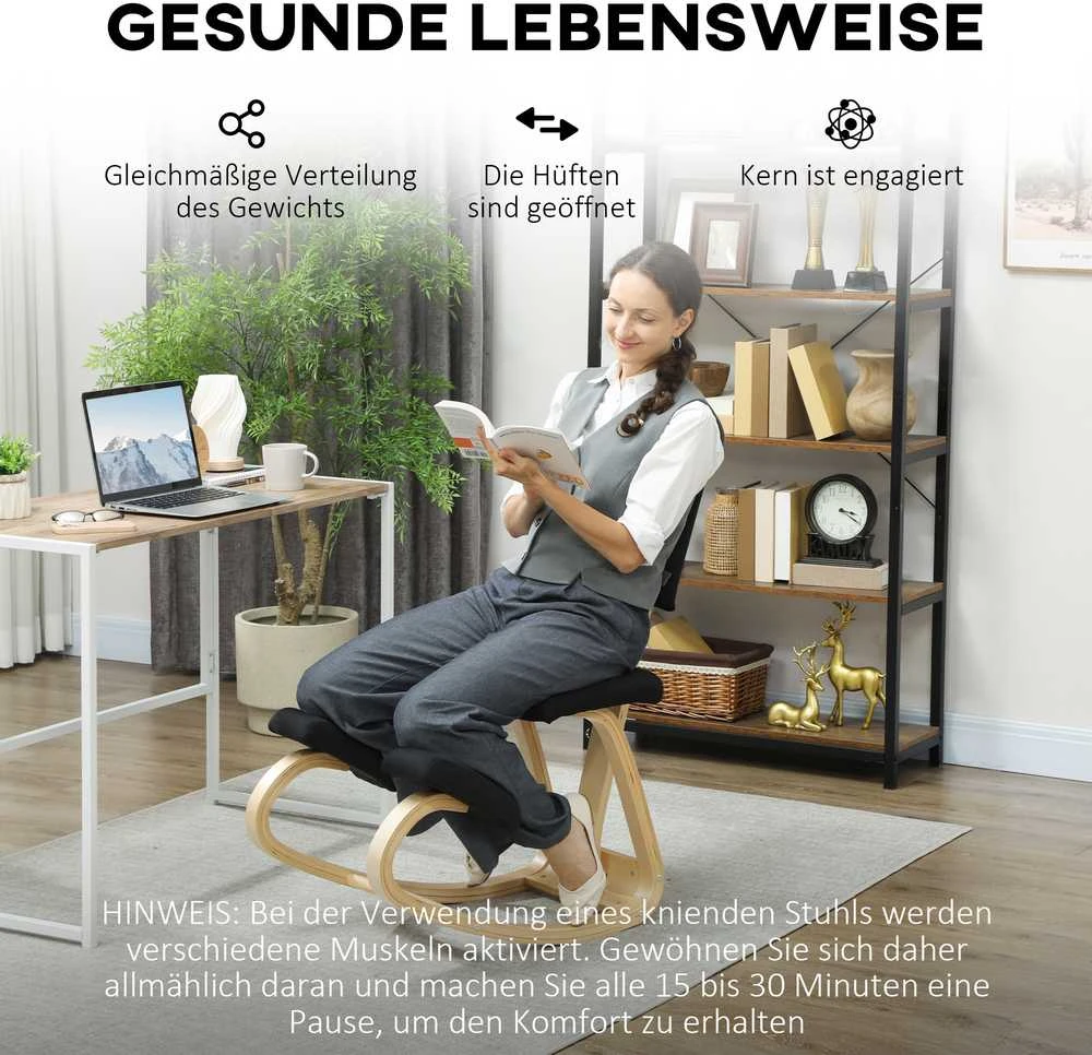 Ergonominė kėdė Juoda
