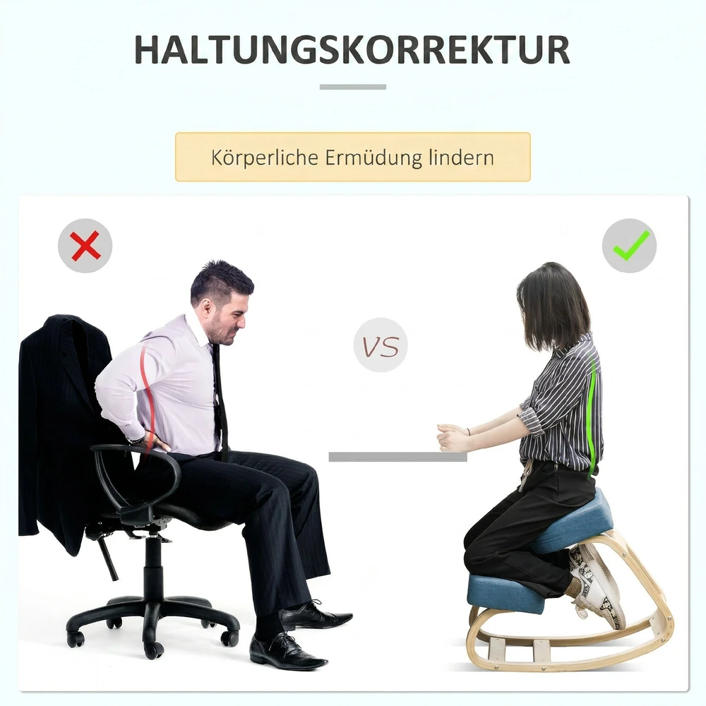 Ergonominis balnelis, mėlynas