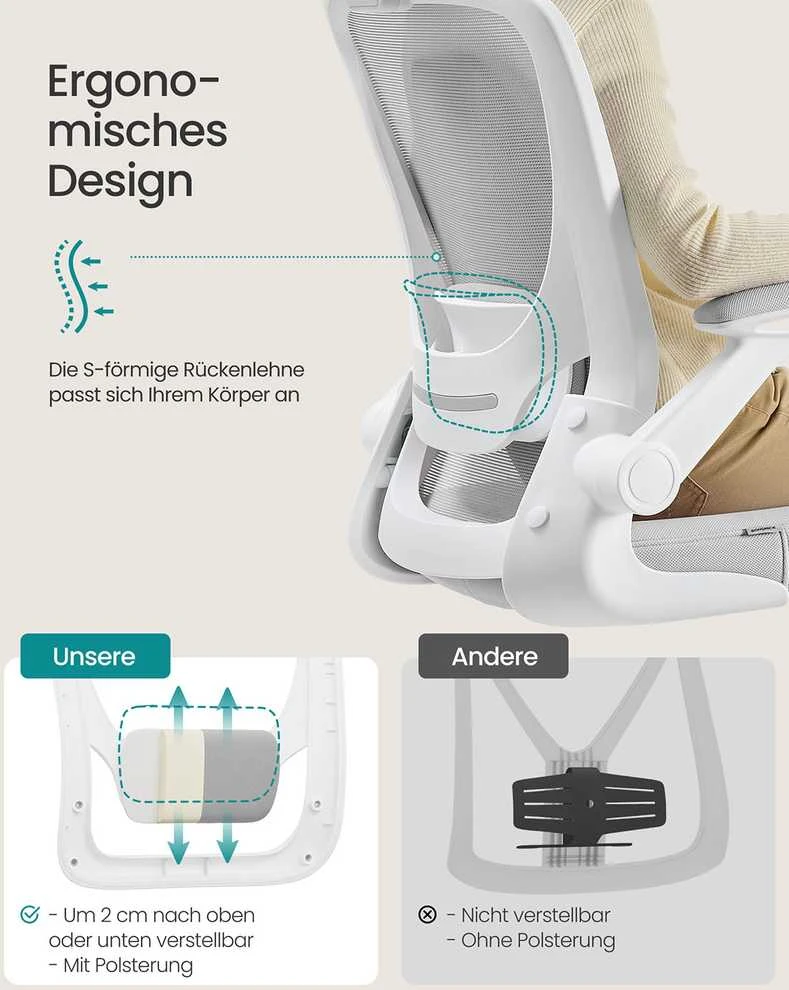 Songmics Ergonomiška biuro kėdė
