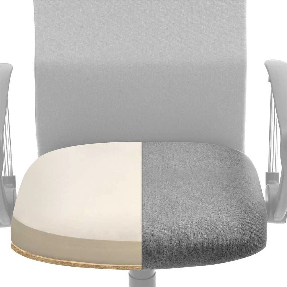 Songmics Ergonomiška biuro kėdė pilka