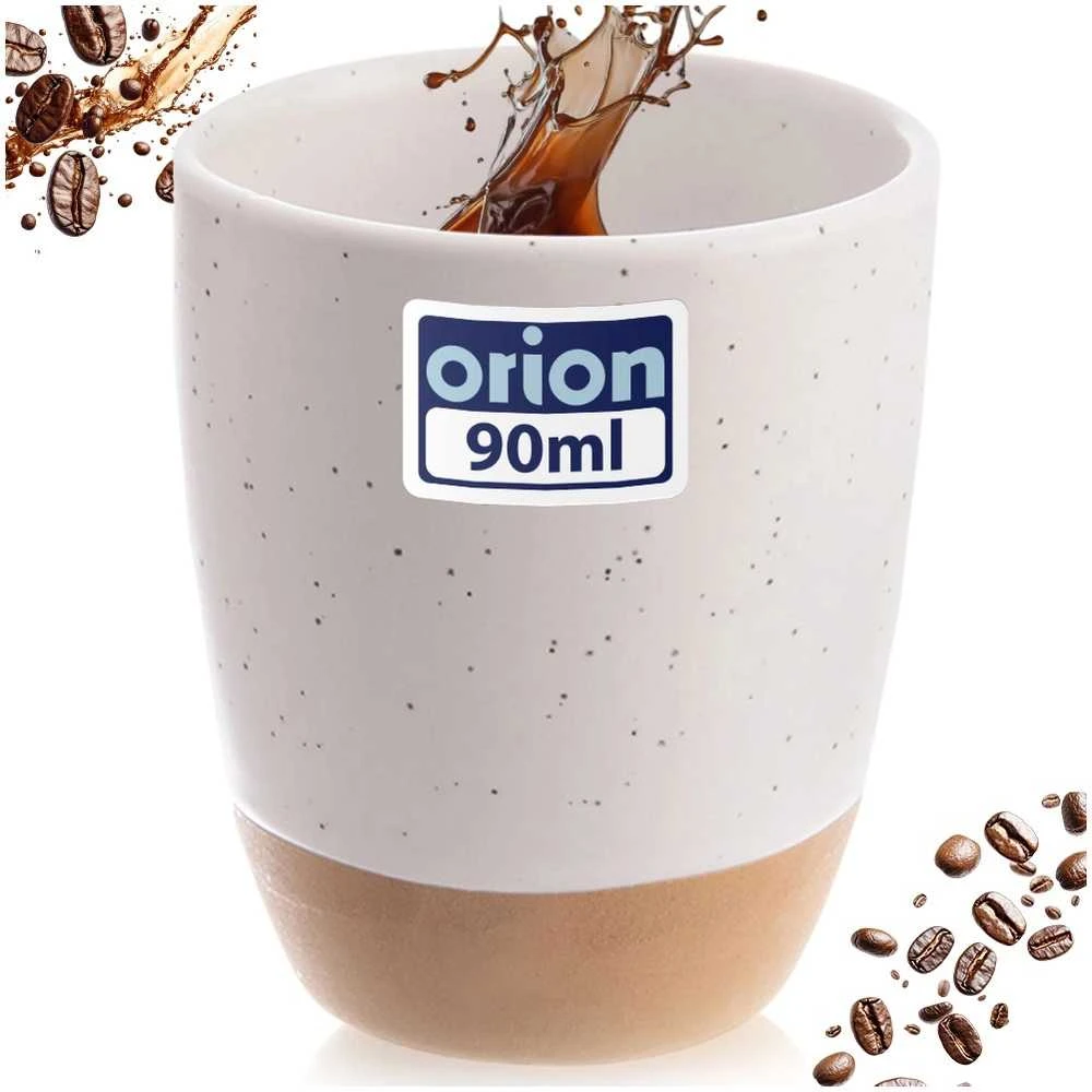 Duo Gift Orion Espresso Puodelis 90 ml Keramika Baltas