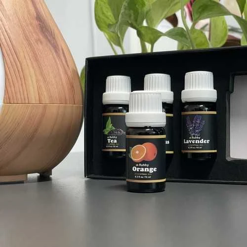 Drėkintuvas Kvapieji aliejai - 6 vnt. rinkinys, 10 ml, Ruhhy 21939