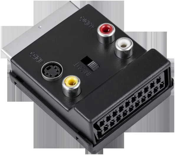 Złącze Euro jungtis s-19 3xgn.rca+svhs+prz.