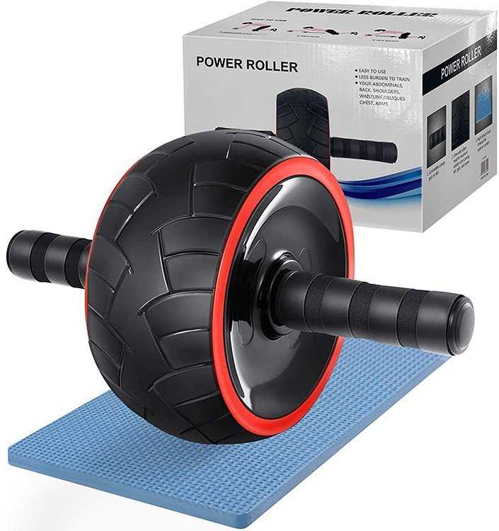 Muscle training roller wheel + mat