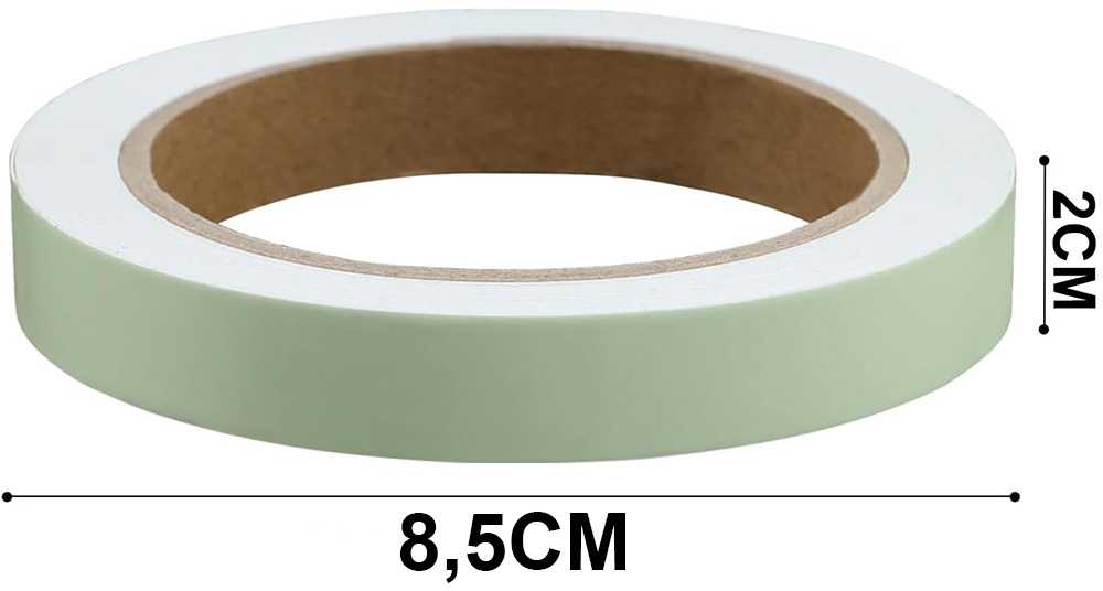 Fluorescencinė juosta 3m, 2cm pločio