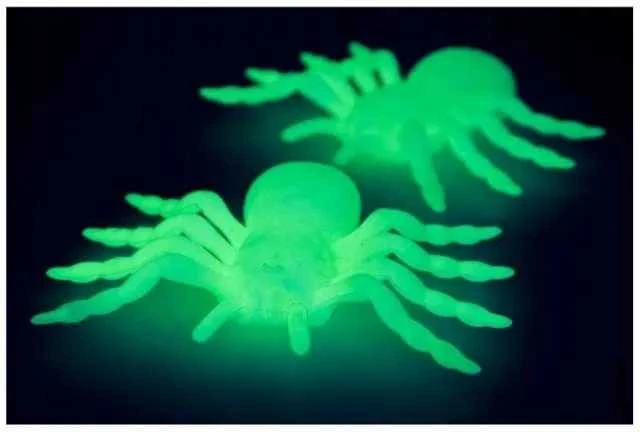 Fluorescensiniai Helovino vorai, 11 cm, 2 vnt.
