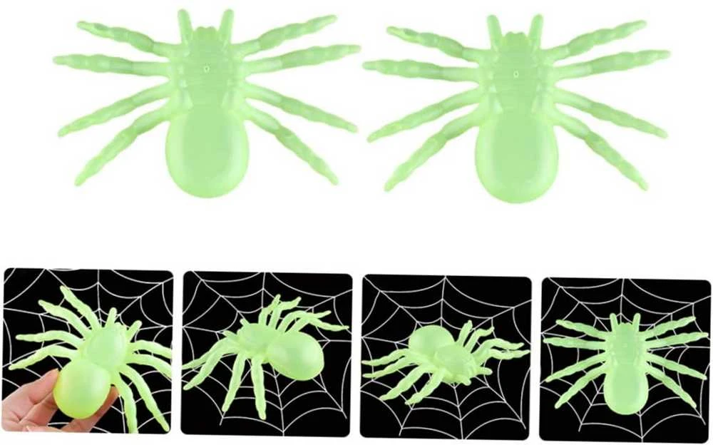 Fluorescensiniai Helovino vorai, 11 cm, 2 vnt.