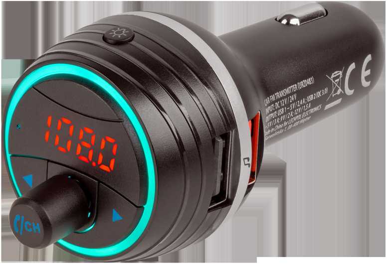 Peiying FM moduliatorius Bluetooth 2xUSB - Juodas