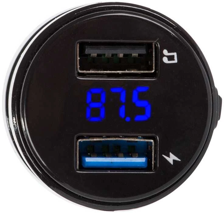 FM MP3 Bluetooth siųstuvas su 2 USB įkrovikliu