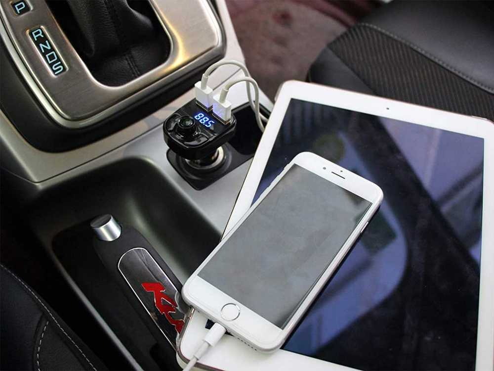 FM siųstuvas su USB ir Bluetooth MP3 grotuvas