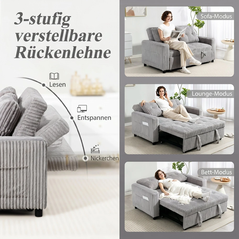 Fotelis Koduva 2 vietų sofa-lova 157 x 190 cm