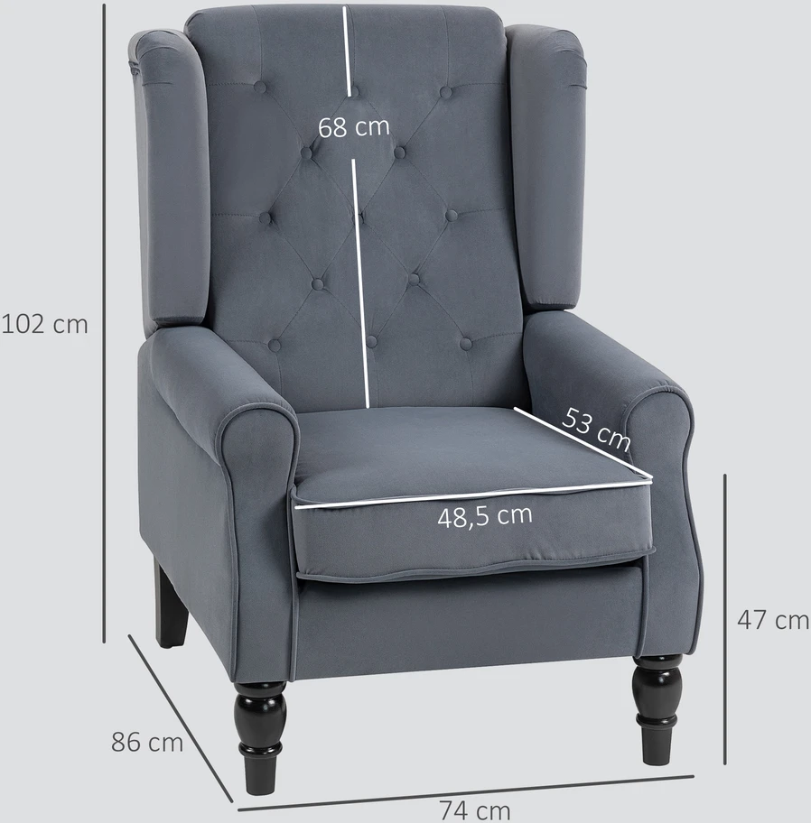 Fotelis 74 x 86 x 102 cm